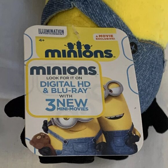 Despicable Me Minions Movie Stuart 6 Inch Plush Illumination Entertainment - Picture 6 of 12